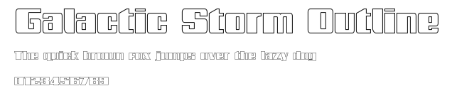 Galactic Storm Outline Preview