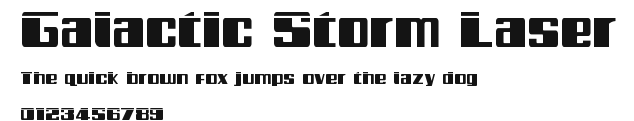 Galactic Storm Laser Preview
