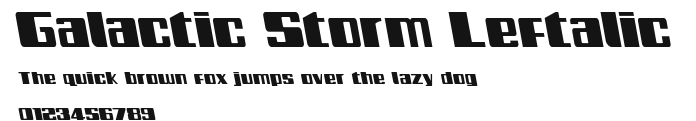 Galactic Storm Leftalic Preview