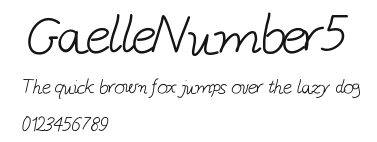 GaelleNumber5.ttf