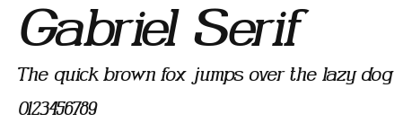Gabriel Serif Preview