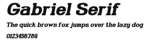 Gabriel Serif Preview