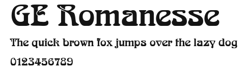 GE Romanesse.ttf
