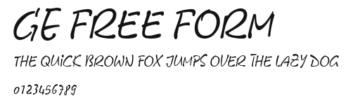 GE Free Form Preview