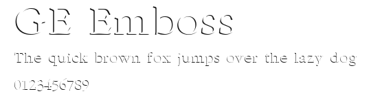 GE Emboss Preview