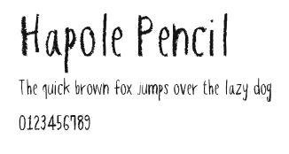 Hapole Pencil Preview