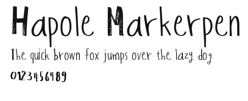 Hapole Markerpen Preview