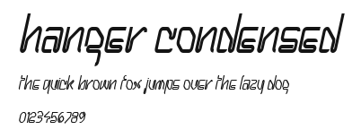 Hanger Condensed Preview
