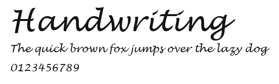 Handwriting Preview