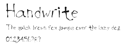 Handwrite Preview
