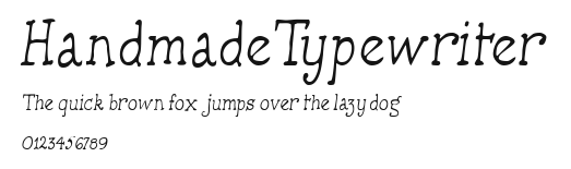 HandmadeTypewriter Preview