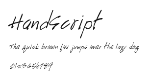HandScript Preview