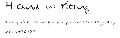Hand Writing Preview
