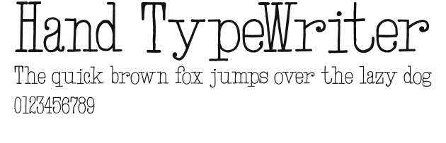 Hand TypeWriter Preview