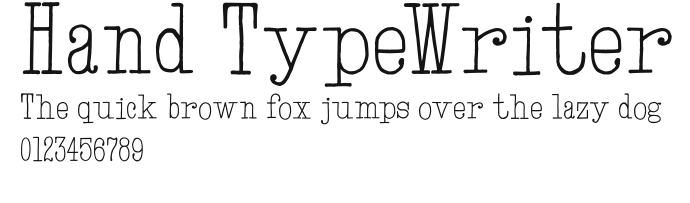 Hand TypeWriter Preview