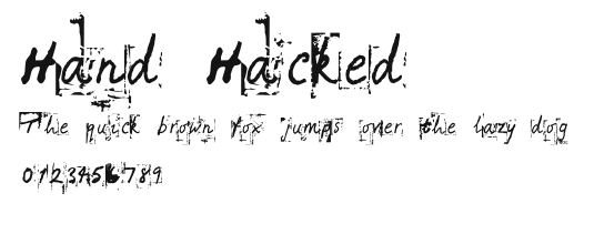 Hand Hacked Preview