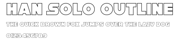 Han Solo Outline.ttf