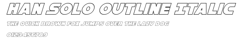 Han Solo Outline Italic.ttf