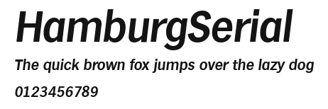 HamburgSerial.ttf
