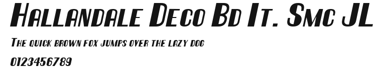Hallandale Deco Bd It. Smc JL.ttf