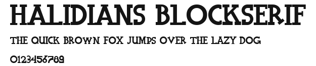 Halidians Blockserif.ttf