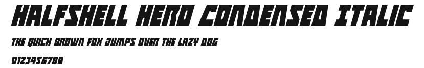 Halfshell Hero Condensed Italic.ttf