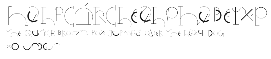 HalfCircleAlphabetXP.ttf