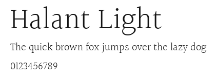 Halant Light.ttf