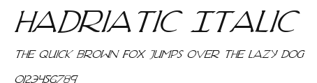Hadriatic Italic.ttf