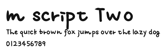 m script Two Preview