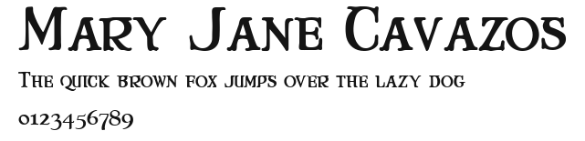 Mary Jane Cavazos.ttf