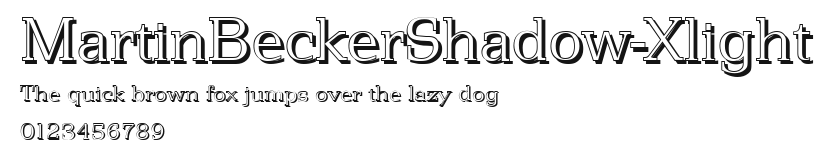 MartinBeckerShadow-Xlight.ttf