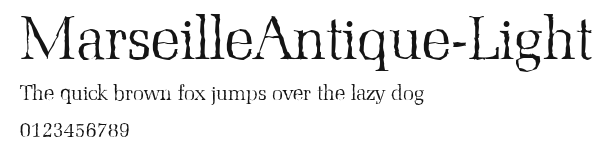 MarseilleAntique-Light Preview