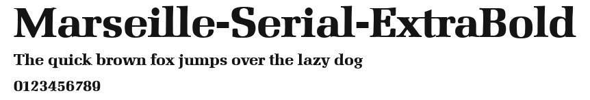 Marseille-Serial-ExtraBold Preview
