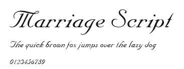 Marriage Script.ttf