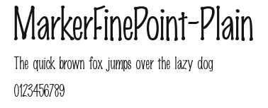 MarkerFinePoint-Plain.ttf