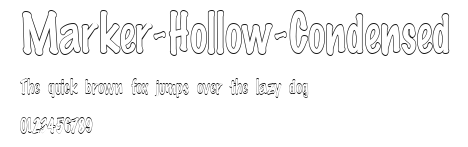 Marker-Hollow-Condensed Preview