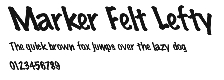 Marker Felt Lefty Preview