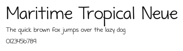 Maritime Tropical Neue.ttf