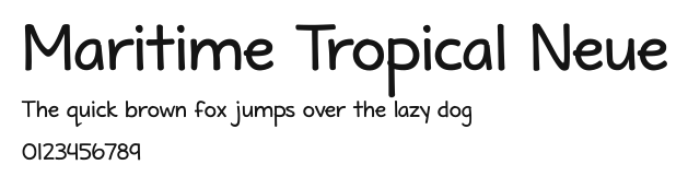 Maritime Tropical Neue.ttf