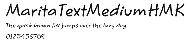 MaritaTextMediumHMK.ttf