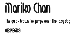 Mariko Chan.ttf