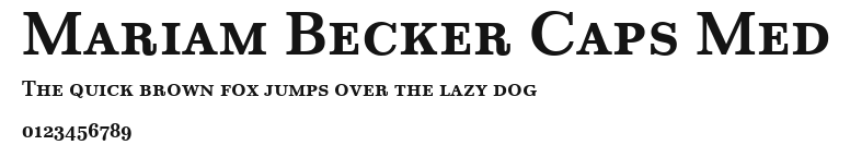 Mariam Becker Caps Med Preview
