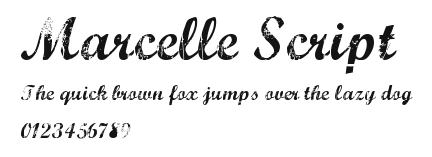 Marcelle Script Preview