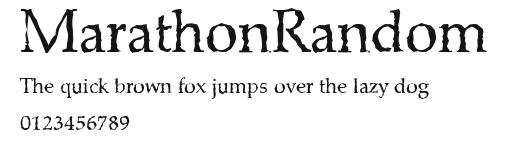 MarathonRandom Preview
