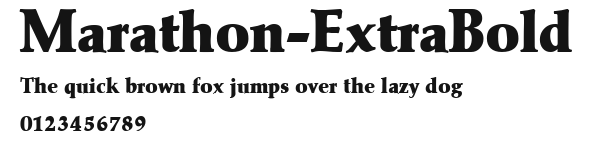 Marathon-ExtraBold Preview