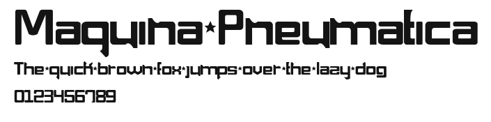 Maquina Pneumatica.otf