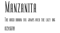 Manzanita.ttf