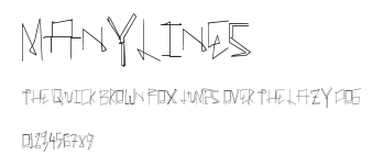 ManyLines.ttf