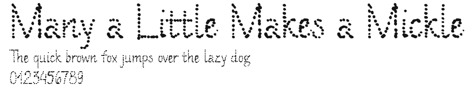 Many a Little Makes a Mickle.ttf